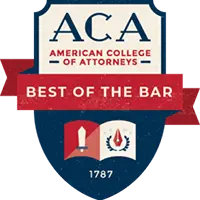 American College of Attorneys Best of the Bar Award